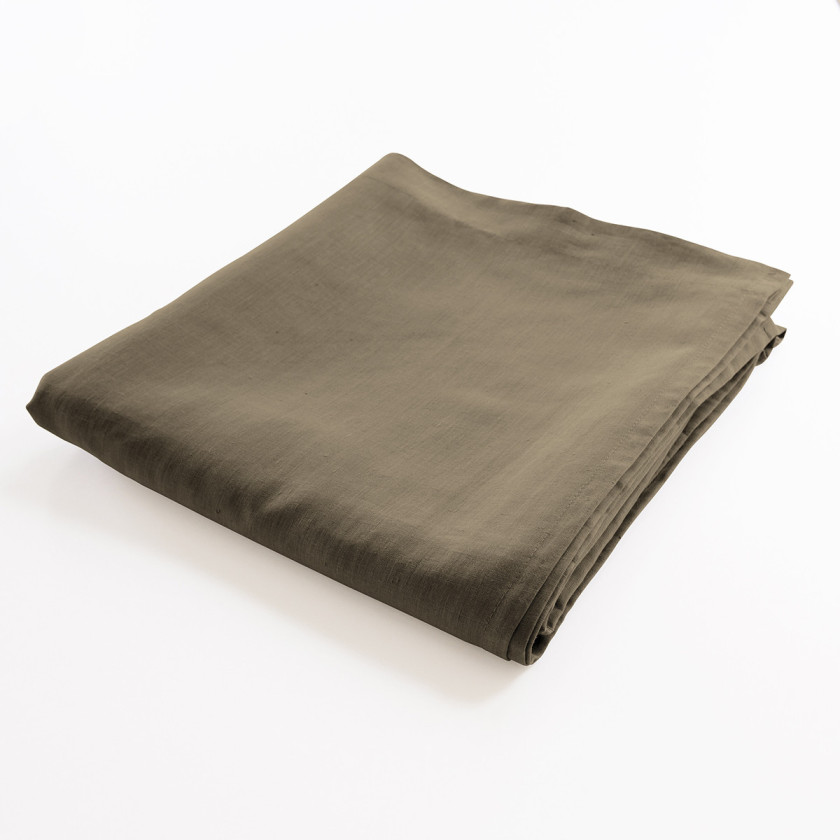 Drap plat taupe